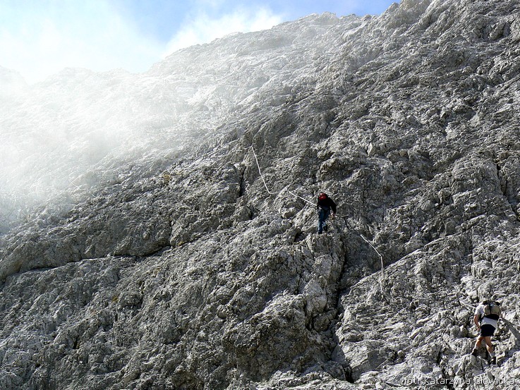 ferrata prosto na szczyt