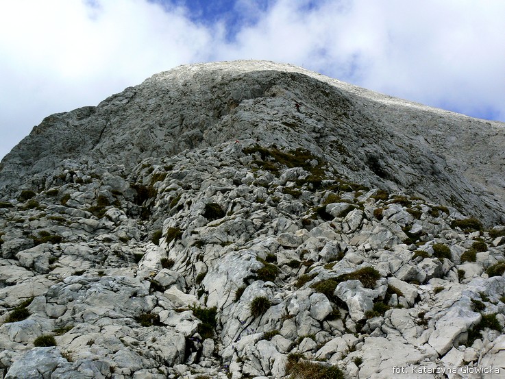 szczyt Alpspitze - juz niedaleko!