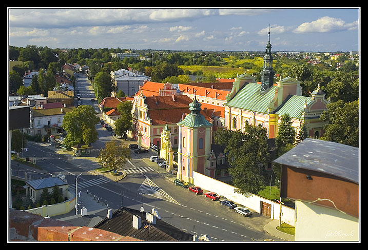 Widok z Bramy Opatowskiej