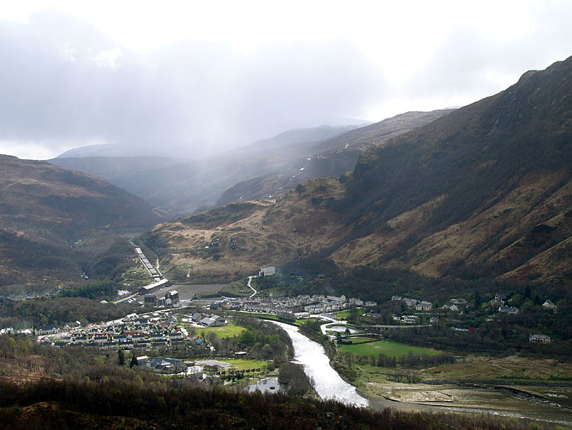 Kinlochleven (zwroccie uwage na wodociag z gor)