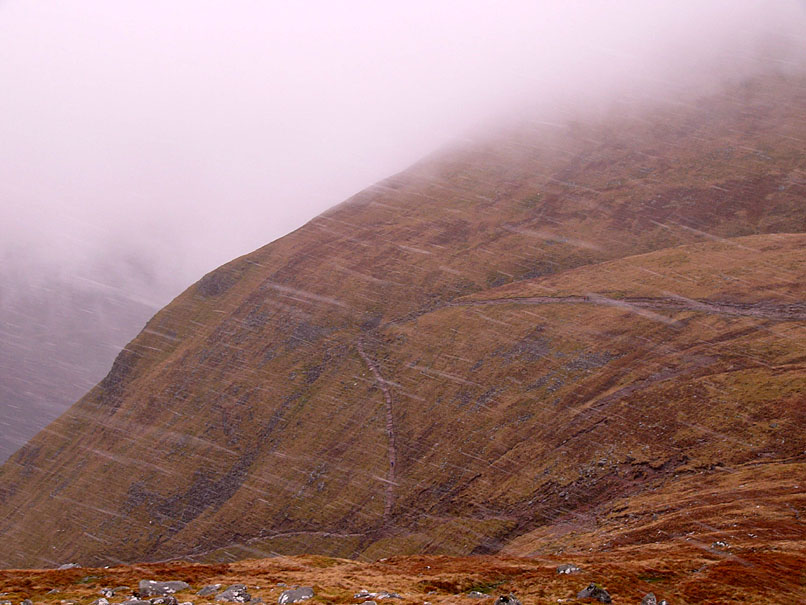 trawersik - wejscie na Ben Navisa liczy okolo 6 mil w jedna strone (cos kolo 10 km) - a pozniej jeszcze trzeba zejsc